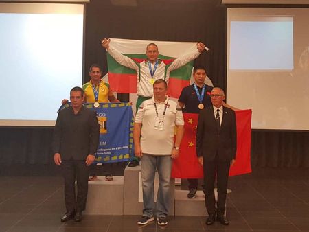 Бургаски отличник от Академията на МВР стана шампион на Световните полицейски игри