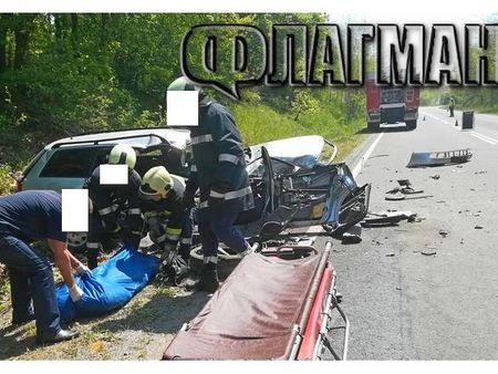 Ад на пътя! Дрогиран шофьор уби млад мъж и рани 4 души при тежка катастрофа