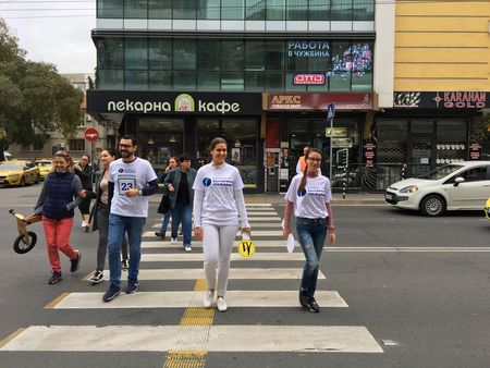 Кандидатите на ДБГ за Общински съвет станаха Пазители на пешеходците в Бургас