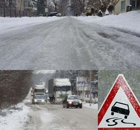 Внимание, шофьори! Леден капан блокира пътищата в България