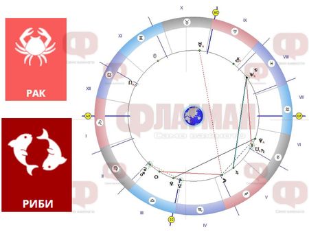 Съдбата се усмихва на Рака и той ще намери сродната си душа, а Рибите да се пазят от аварии