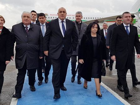 Премиерът Бойко Борисов пристигна в Истанбул за откриването на Турски поток