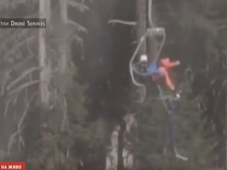 Английският скиор, увиснал от лифт в Банско, извадил късмет, спасен е по чудо