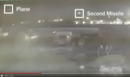 Ново видео разкрива: Две ракети са ударили самолета в Иран