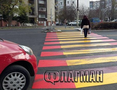 Мадама с Опел отнесе пешеходка в жк. „Меден рудник”, пресичала на червен светофар