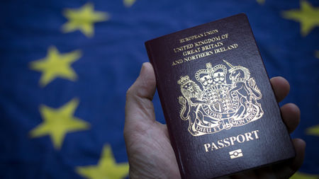 От 2021 г. до Великобритания вероятно с паспорт