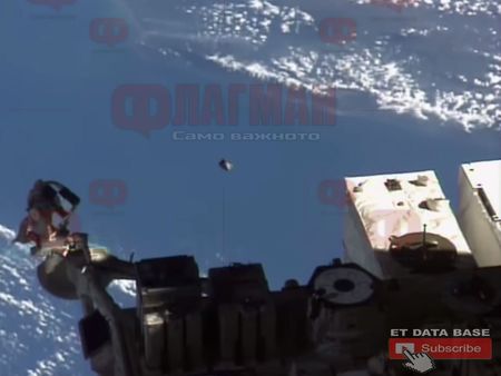 Летяща чиния край Международната космическа станция, уфолог я видял от камера на НАСА