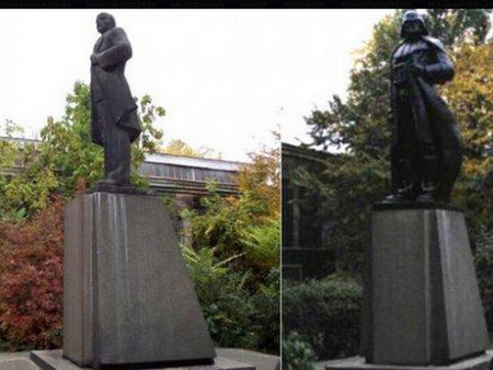 Вдигат статуя на Ленин в Германия