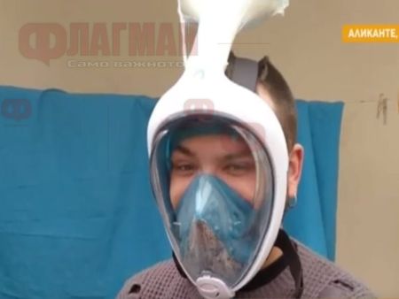 Български лекар в Аликанте, който създаде предпазна маска от шнорхел за гмуркане, се превърна в герой