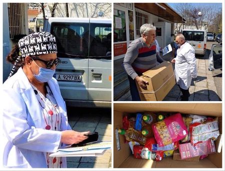 Лекари от Белодробната болница в Бургас с мил жест, изпращат храна на нуждаещи