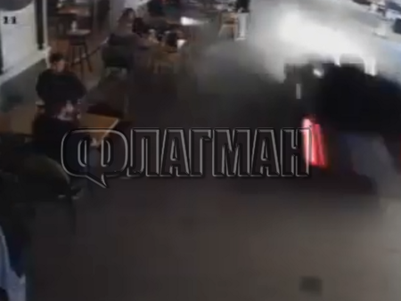 Ексклузивно видео от преследването на БМВ-то от полицията в Бургас снощи
