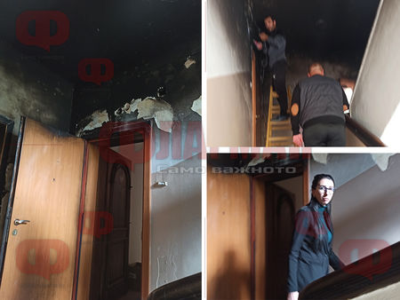 Вижте щетите от пожара в кантората на ЧСИ Трифон Димитров (СНИМКИ)