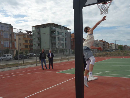 Спортният парк в кв."Черно море" в Несебър отвори