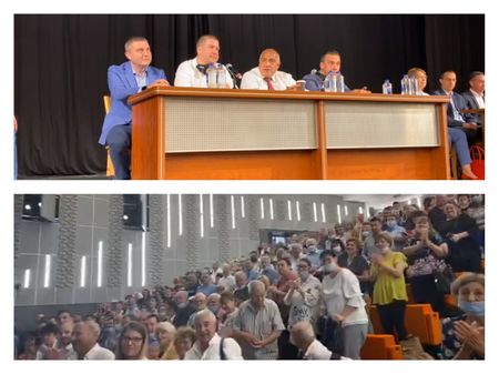 Димитър Николов на голямо събрание на ГЕРБ в Стара Загора – окуражават Борисов след компроматите