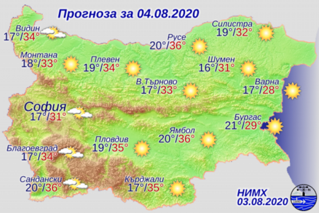 Чака ни слънчево и топло време днес, валежи - само на запад