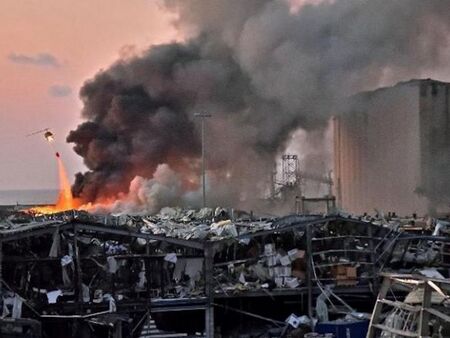 Eксплозиите в Бейрут предизвикали трус с магнитуд 4,5