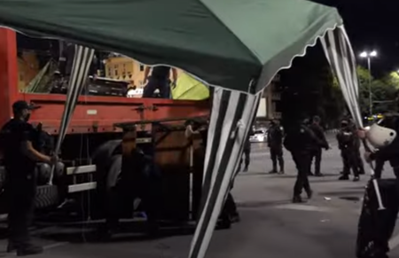 Ето как МВР разбута палатковите лагери в София