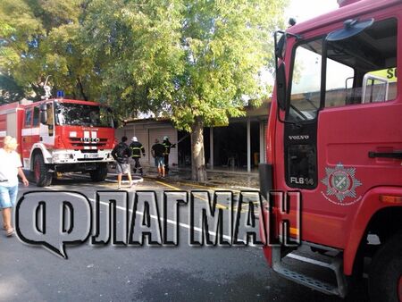 Пожарникарите и дъждът потушиха големия пожар край пловдивско село