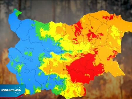 Метеоролозите бият тревога: Голям е рискът от пожари в Бургас, Варна и Сливен