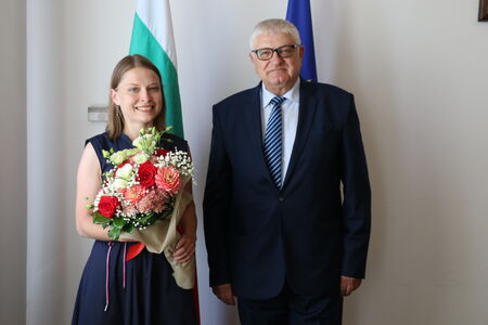 Петър Кънев проведе среща с първия секретар на руското посолство в София Елена Приходко