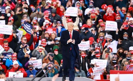 Голям гаф на Тръмп на предизборен митинг в щата Мичиган