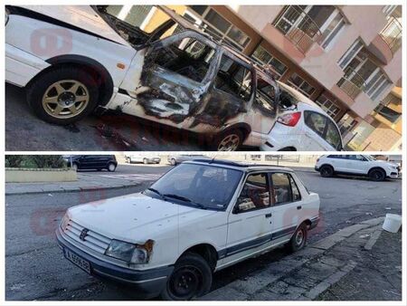 Огнен ад в жк. "Меден рудник". Два автомобила мистериозно избухнаха в пламъци