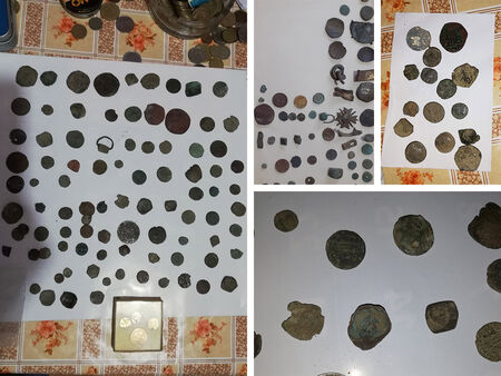 Спецакция на полицията в Поморие! Арестуваха иманяри, укривали близо 170 ценни артефакти в домовете си