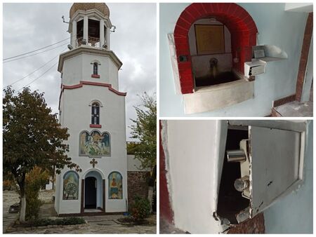 Безобразие! Разбиха касата с дарения на манастира „Св.Георги Победоносец“ в Поморие