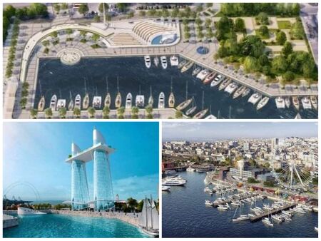 Проектите за порта в Бургас: 95-метрови кули близнаци, гигантско виенско колело или площад с амфитеатър