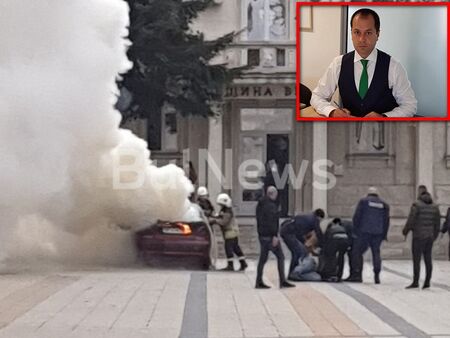 Опитът за палеж на полицаи във Враца бил заради вдигната кола