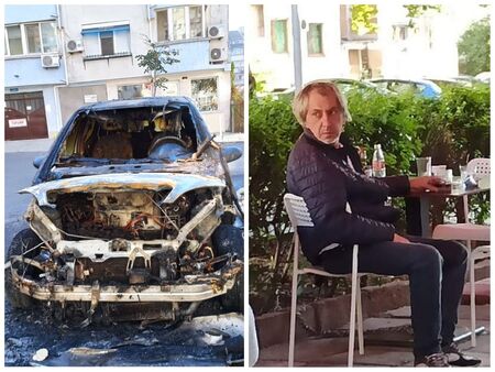 Съседи от бургаския ж. к. "Възраждане" зоват КАТ: Проверете кой и в какво състояние е карал последно изгорелия Мерцедес