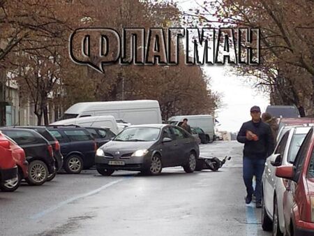 Мотоциклетист едва не се размаза на ул. "Фердинандова" в Бургас