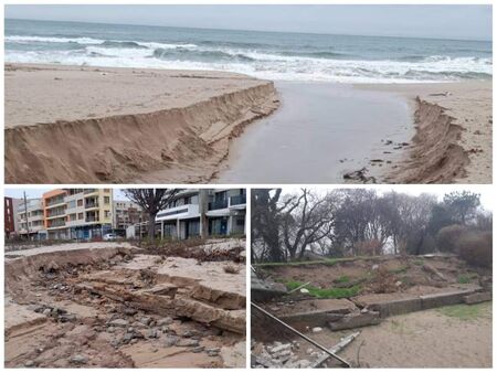 Проливните дъждове изядоха двата най-атрактивни плажа в Созопол