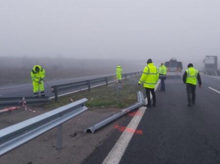 Поставят повече сигнализация за ремонта на АМ "Тракия"