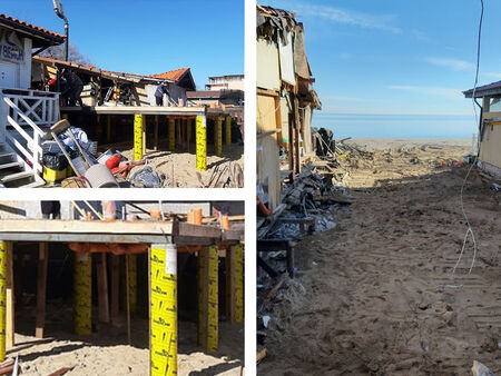 Незаконно строителство на плаж „Хармани“, Община Созопол със спешни мерки