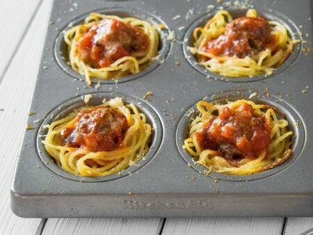 Мъфини от спагети - страхотна рецепта