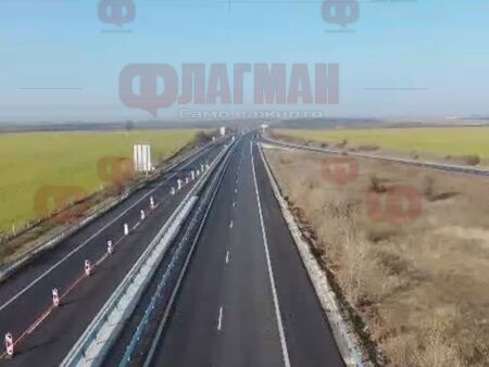 Пускат ремонтирания участък от магистрала "Тракия" край Чирпан