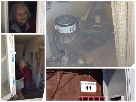 Възрастна жена тъне в мизерия и живее сред плъхове в центъра на Бургас