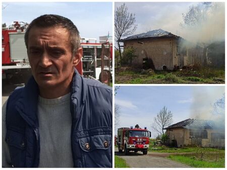 Собственикът на изгорялата сграда през сълзи: Едната ми ръка вече е отрязана