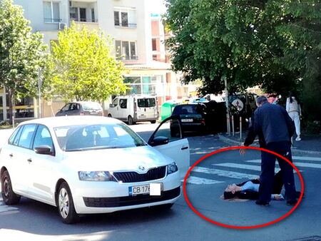 Лек автомобил блъсна ученичка на пешеходна пътека в Бургас