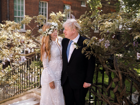 Появи се първата снимка от сватбата на Борис Джонсън