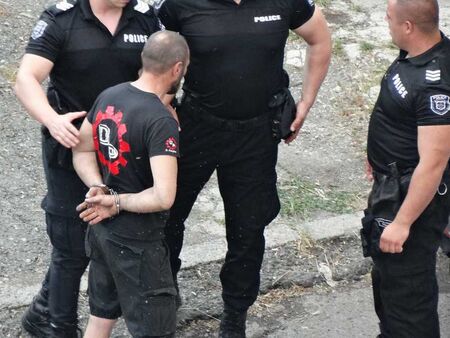 Зрелищен арест в ж.к."Славейков" в Бургас