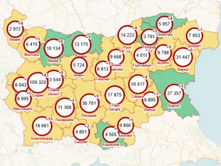 Бургас вече е в зелената зона на картата на разпространение на Ковид-19