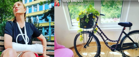 Ваня Щерева първо се преби, после й откраднаха колелото