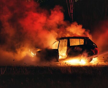 Автомобили горяха в Стара Загора