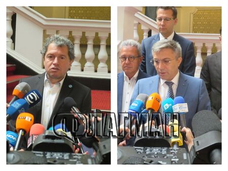 Йорданов и Карадайъ демонстрират хладина след срещата на ИТН и ДПС, не отговарят на въпроси