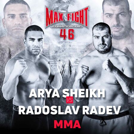 120-килограмовият борец Радослав Радев в ММА сблъсък срещу нидерландеца Аря Шейх на "Макс файт 46"