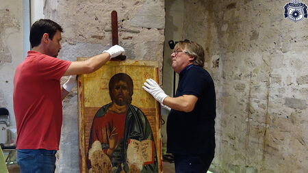 Икона на Христос Пантократор e поредната реставрирана ценност на музей "Старинен Несебър"