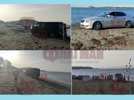 Опасно рали на плаж Вромос, коли затънаха в пясъка край деца