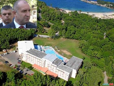 Президентът Румен Радев на изненадваща визита в Китен, НСО отцепи хотел, ще допускат само ваксинирани